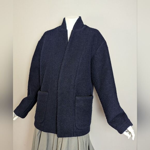 Tomorrowland Japan Wool Jacket Women’s S/M – Minimalist Quiet Luxury Rare Find - Picture 2 of 10